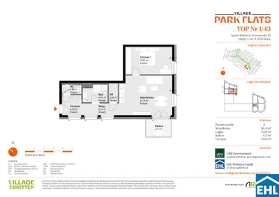 2-Zimmer-Wohnung kaufen in Wien – 56,41 m², € 514.000 – Bild 12 von 12