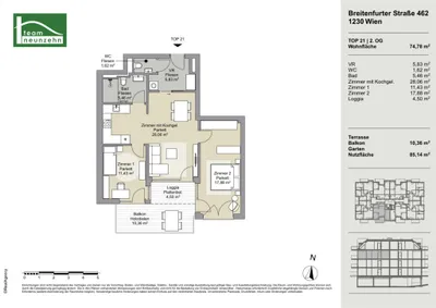 3-Zimmer-Wohnung kaufen in Wien – 72,11 m², € 489.835 – Bild 20 von 20