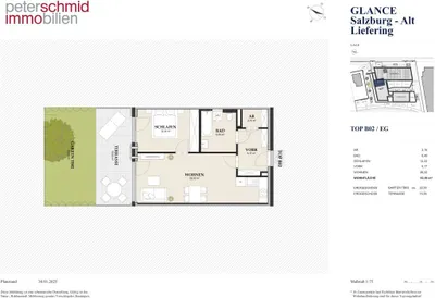 2-Zimmer-Wohnung kaufen in Salzburg Stadt – 53,14 m², € 416.500 – Bild 6 von 7