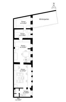 13-Zimmer-Gewerbeimmobilie kaufen in Wien – 400 m², € 2.990.000 – Bild 15 von 16