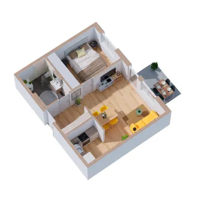 2-Zimmer-Wohnung mieten in Perg – 44,78 m², € 707 – Bild 8 von 8