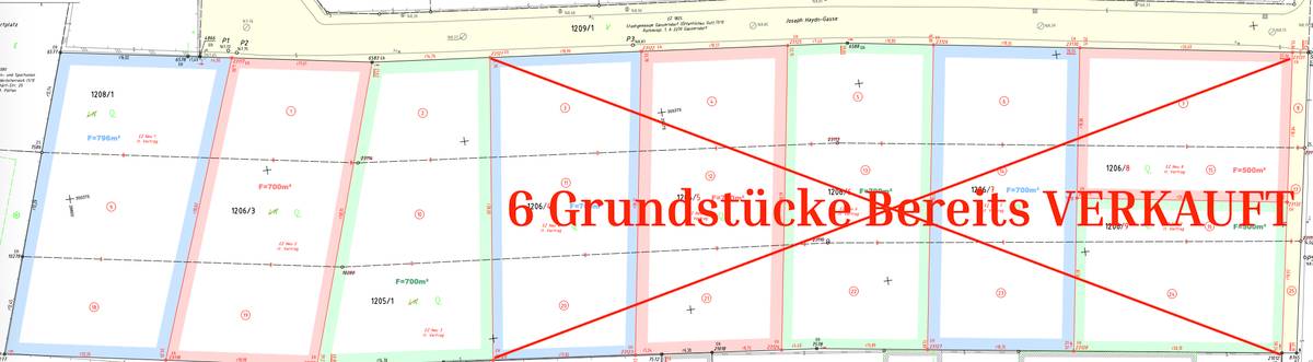 Grundstücke in Gänserndorf Stadt - 700 m², kein Bauzwang, mehrere Einheiten möglich! - Ansicht 3