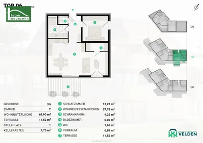2-Zimmer-Wohnung kaufen in Villach Land – 70,58 m², € 549.000 – Bild 22 von 22
