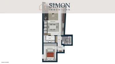2-Zimmer-Wohnung kaufen in Hallein – 62 m², € 245.000 – Bild 11 von 11