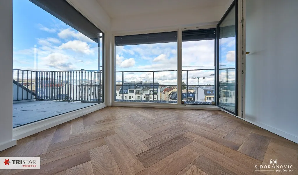NEU! * Erstbezug * Sofort beziehbar * Luxus-Dachgeschosswohnungen 1180 Wien kaufen - Terrasse + Wienblick - Ansicht 3