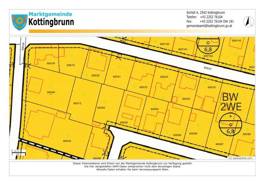Schönes 560 m² Baugrundstück in Kottingbrunn - Ansicht 3