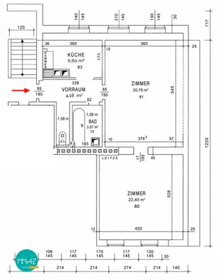 2-Zimmer-Wohnung kaufen in Wien – 58,49 m², € 198.000 – Bild 12 von 12