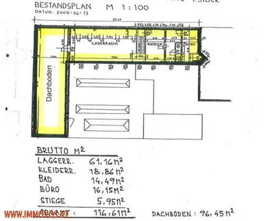 3-Zimmer-Gewerbeimmobilie mieten in Wien – 116,61 m², € 1.058 – Bild 7 von 7