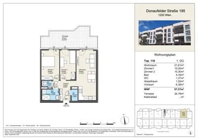 3-Zimmer-Wohnung kaufen in Wien – 56,27 m², € 399.000 – Bild 9 von 11