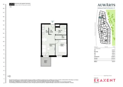 2-Zimmer-Wohnung mieten in Wien – 42,28 m², € 1.060 – Bild 8 von 8