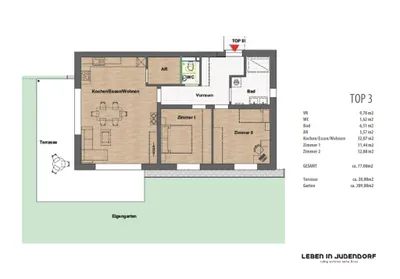 3-Zimmer-Wohnung kaufen in Graz-Umgebung – 77 m², € 323.400 – Bild 6 von 6