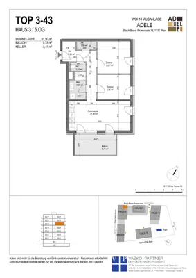 3-Zimmer-Wohnung mieten in Wien – 61,9 m², € 1.450 – Bild 16 von 16