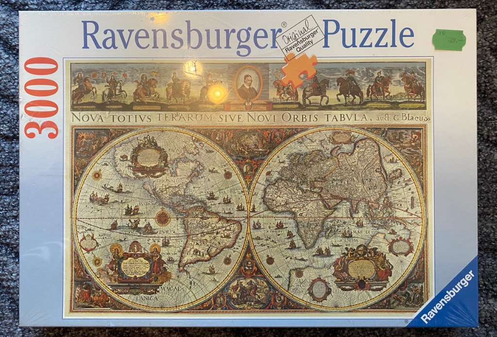 puzzle weltkarte 3000 teile, € 20,- (1040 Wien) - willhaben