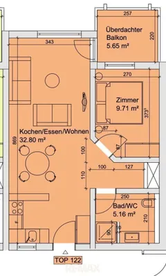 2-Zimmer-Wohnung kaufen in Villach Land – 48,6 m², € 249.000 – Bild 21 von 22