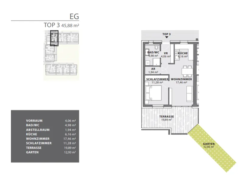 BAUSTART - Exklusive Eigentumswohnung (45m²) mit großer Terrasse und Eigengarten in Fürstenfeld! Provisionsfrei! – pohled 2