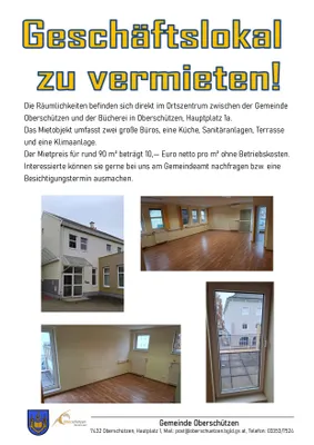 5-Zimmer-Gewerbeimmobilie mieten in Oberwart – 90 m², € 10