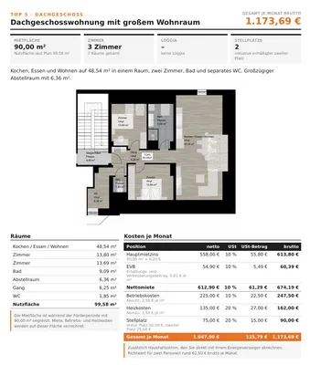 3-Zimmer-Wohnung mieten in Hartberg-Fürstenfeld – 99,58 m², € 1.174 – Bild 17 von 17