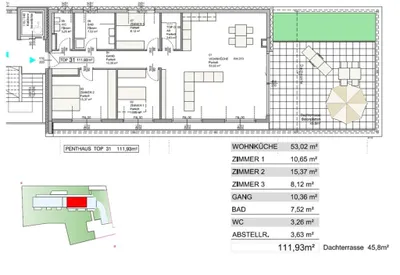 4-Zimmer-Wohnung mieten in Graz – 112 m², € 2.197 – Bild 11 von 22