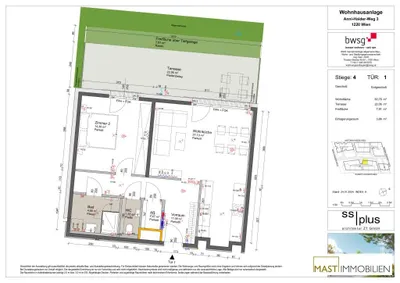 2-Zimmer-Wohnung kaufen in Wien – 60,76 m², € 319.000 – Bild 9 von 9
