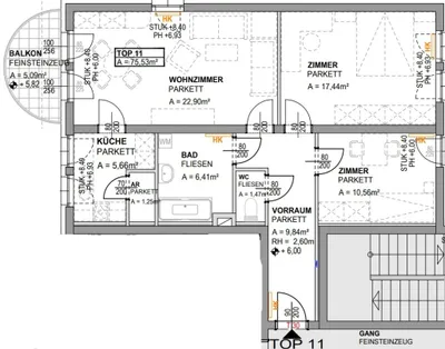 3-Zimmer-Wohnung kaufen in Graz – 75,53 m², € 219.900 – Bild 8 von 8
