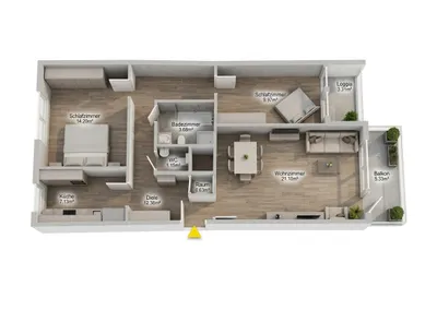 4-Zimmer-Wohnung mieten in Scheibbs – 74 m², € 780 – Bild 25 von 25