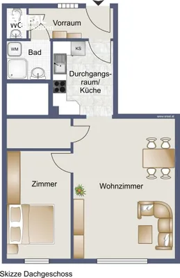1-Zimmer-Wohnung mieten in Wien – 53 m², € 1.098 – Bild 11 von 12