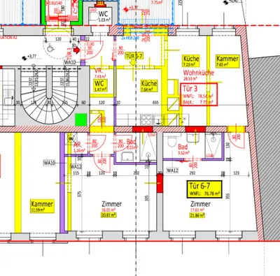 4-Zimmer-Immobilie kaufen in Wien – 76,86 m², € 399.000 – Bild 5 von 5