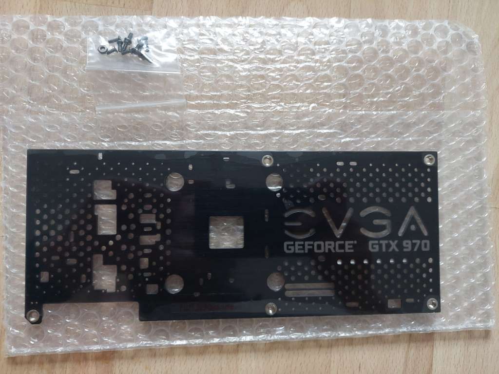 Evga gtx hot sale 970 backplate