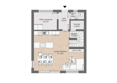 4-Zimmer-Haus kaufen in Klagenfurt Land – 118 m², € 499.000 – Bild 6 von 10