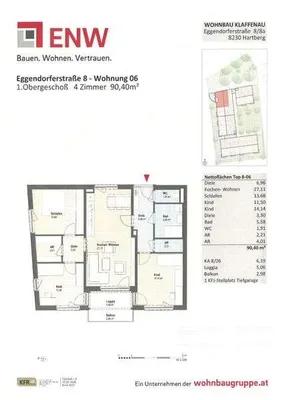 4-Zimmer-Wohnung mieten in Hartberg-Fürstenfeld – 95,44 m², € 1.199 – Bild 2 von 2