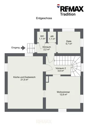 Haus kaufen in Leoben – 87 m², € 179.000 – Bild 16 von 17