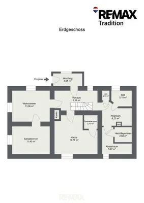 6-Zimmer-Haus kaufen in Leoben – 137 m², € 159.000 – Bild 23 von 24