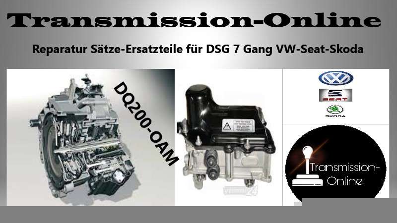 Getriebe Reparatur VW,Skoda Seat,DSG Reparatur, 7Gang Getriebe OAM DQ200,  Mechatronik Reparatur, Reparatur Satz DSG Kinergo DSG7.02, Fehler