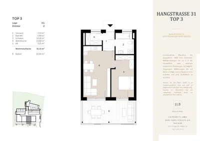 2-Zimmer-Wohnung kaufen in Villach Land – 51,15 m², € 364.000 – Bild 3 von 9