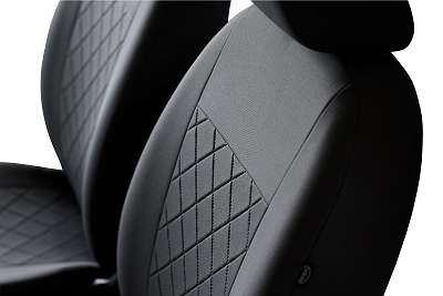 Auto Leder Sitzbezüge in schwarz weiß, € 100,- (2070 Unternalb) - willhaben