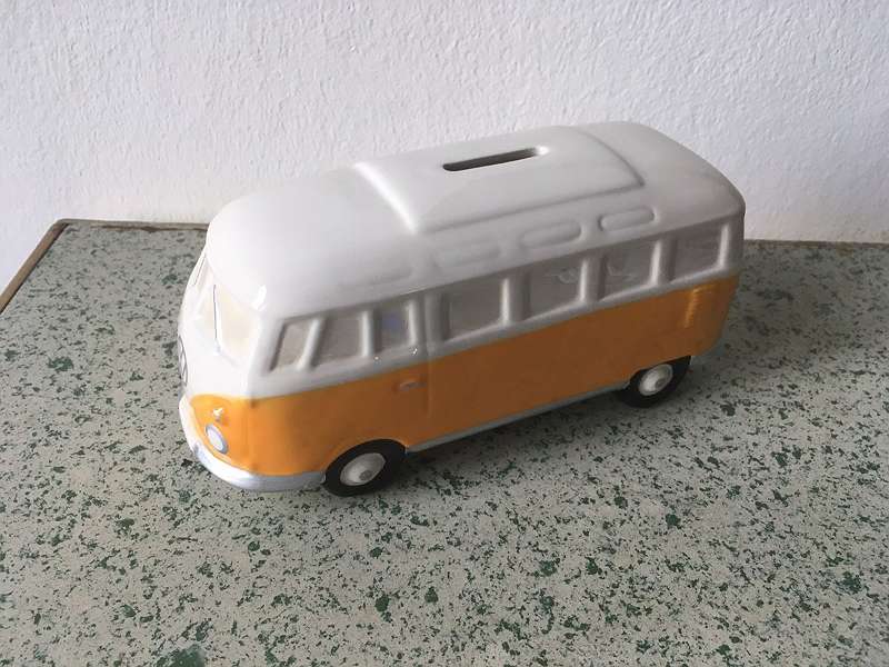 VW T1 Bus Bulli Spardose Sparbüchse Keramik, € 6,- (1230 Wien) - willhaben