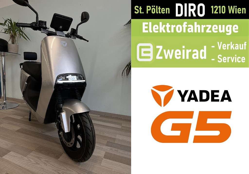 Yadea G5« / 450 | L1e - Farbe: Umweltförderung Elektro-Roller Euro Moped willhaben Mofa Silber