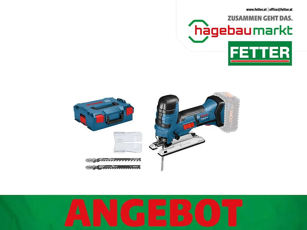 Akku Stichsäge Bosch GST 18V-LI S ohne Akku, Hagebau Fetter Angebot, € 183,99 (3493 Kammern)