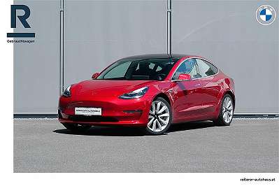 Tesla Model 3 LR Facelift mit AHK in Sonderfarbe foliert Limousine, 2021,  37.000 km, € 40.990,- - willhaben