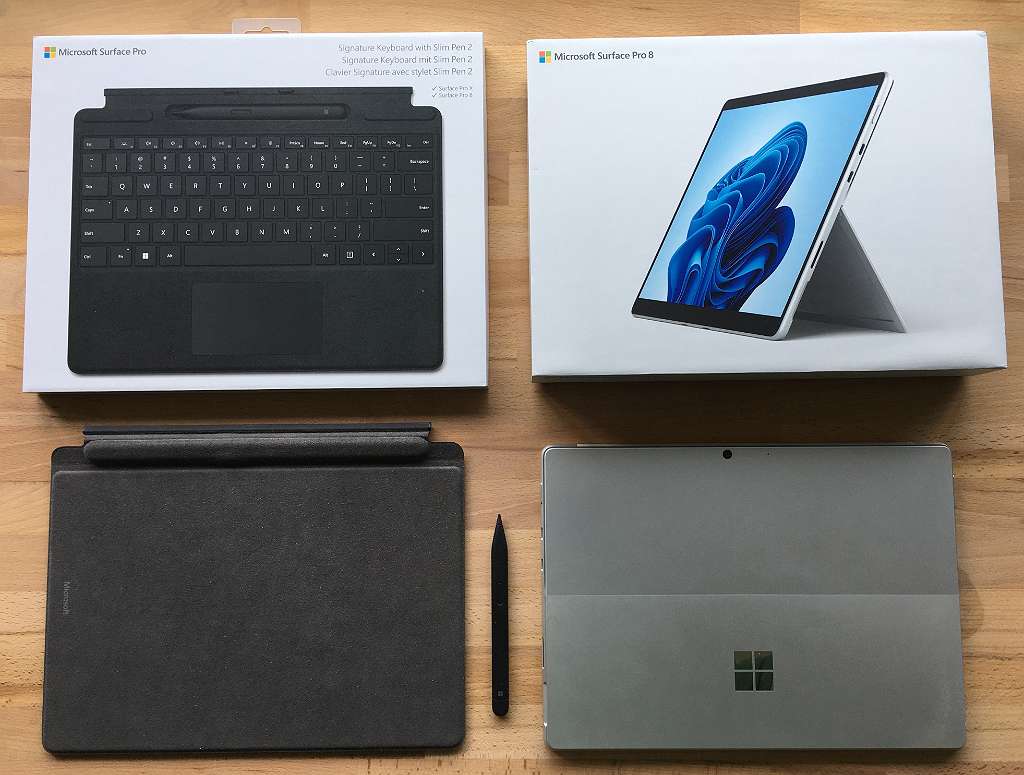 Microsoft Surface Pro 8, Signature Tastatur + Slim Pen 2, € 950,- (8075  Hart bei Graz) - willhaben