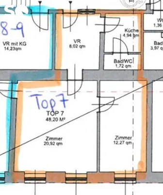 2-Zimmer-Wohnung kaufen in Wien – 48,2 m², € 119.000 – Bild 6 von 6