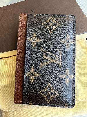 LOUIS VUITTON Pocket Organizer Kartenetui Macassar Monogram in