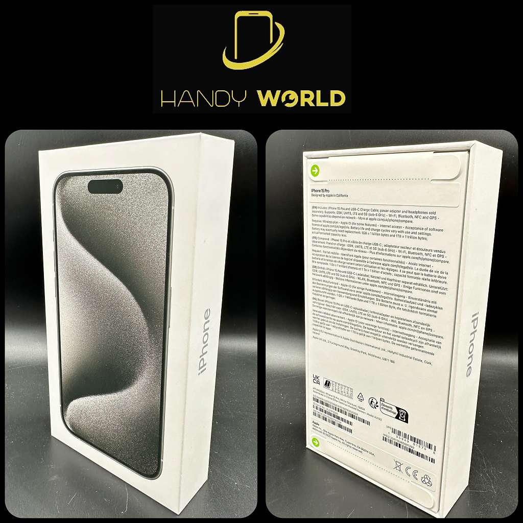 Apple IPHONE 15 Pro Max - 1TB - Titan Titanium Nature without Simlock New  Sealed