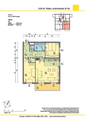 3-Zimmer-Wohnung mieten in Sankt Pölten – 79,76 m², € 1.185 – Bild 10 von 16