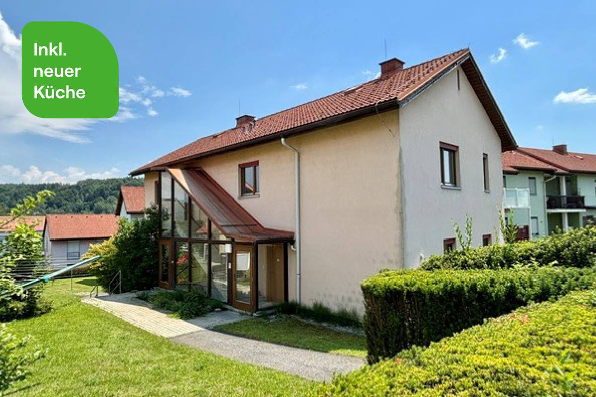 NEUE KÜCHE - TOP-4-Zimmer-Maisonettewohnung mit Terrasse und Carportparkplatz - geförderte Miete ODER geförderte Miete mit Kaufoption - 4 Zimmer, Zerlach