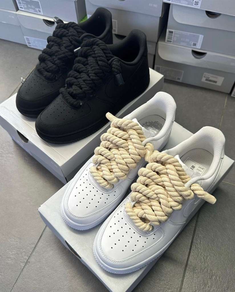 Beige Rope Laces