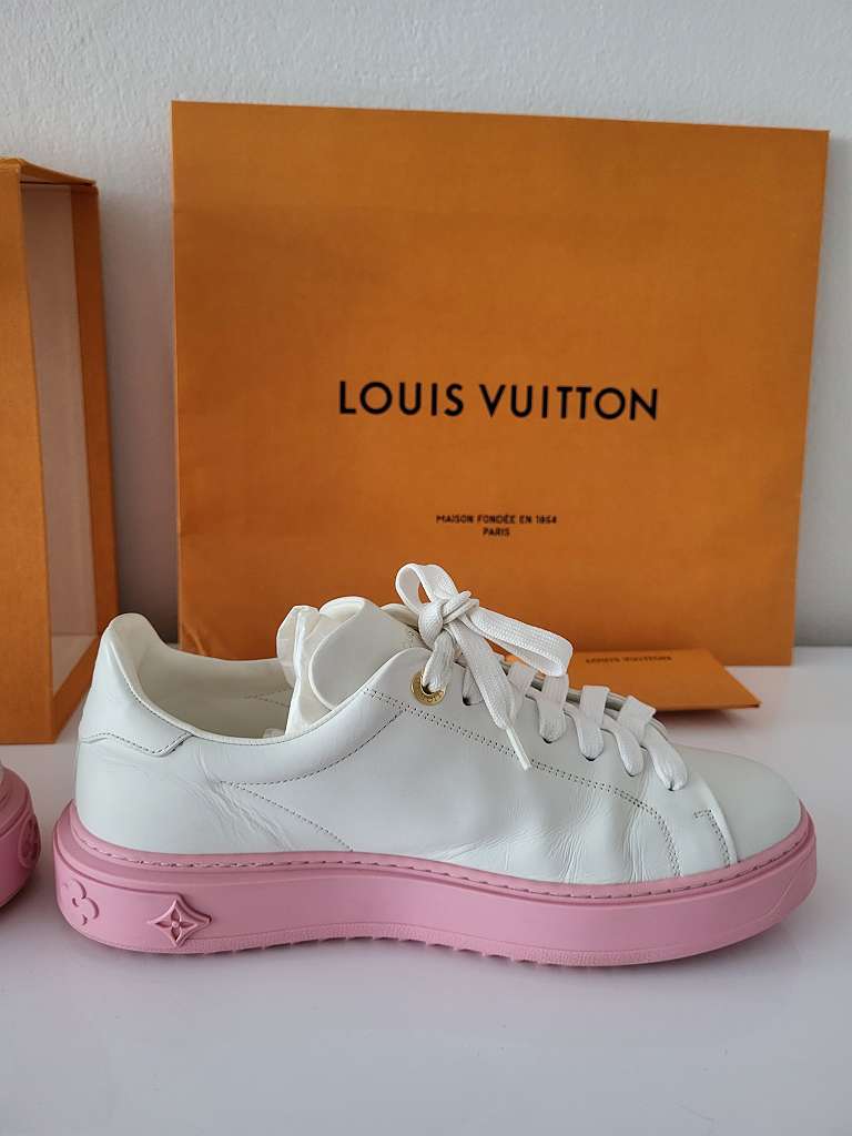 Louis Vuitton time out sneaker Damen, in limitierter Farbe ROSE CLAIR Größe  41