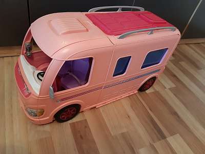 viel Zubehör, exklusiver willhaben (4225 Barbie 40,- mit € Camper - Luftenberg) Wohnwagen,