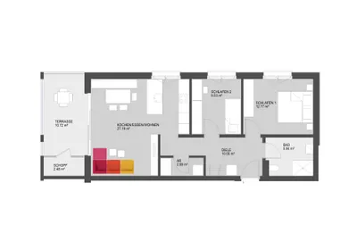 3-Zimmer-Wohnung kaufen in Dornbirn – 67,47 m², € 479.500 – Bild 11 von 13