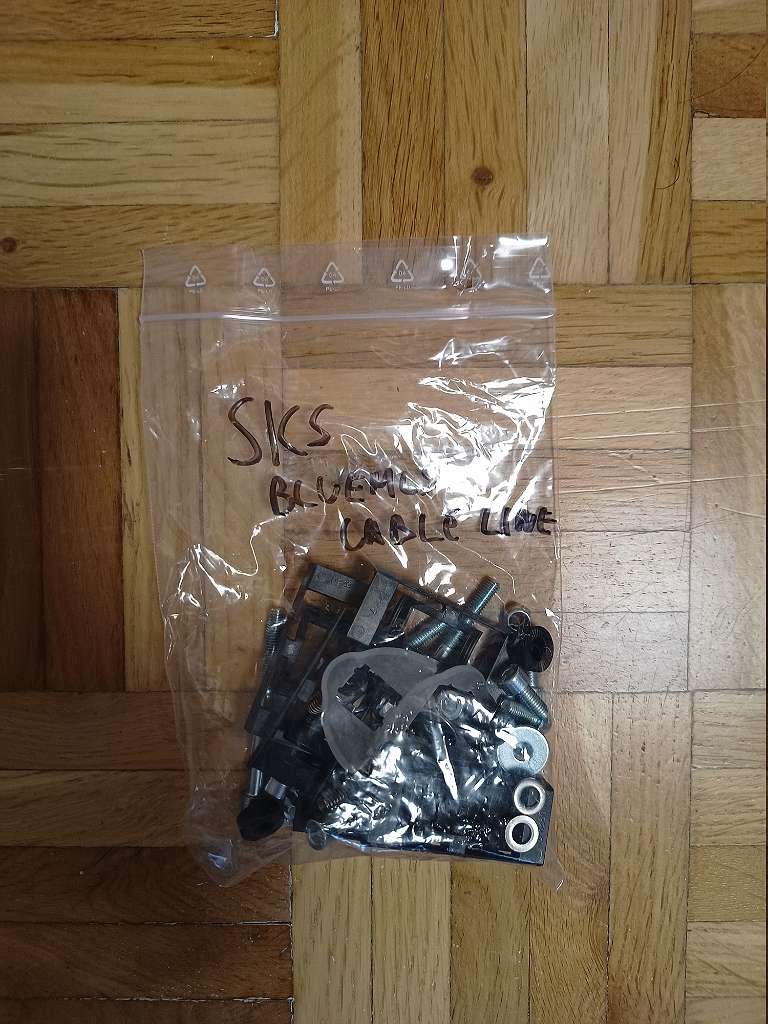 (verkauft) Kotflügel SKS Bluemels Cable Set - Schutzblech-Set 28 Zoll -  schwarz